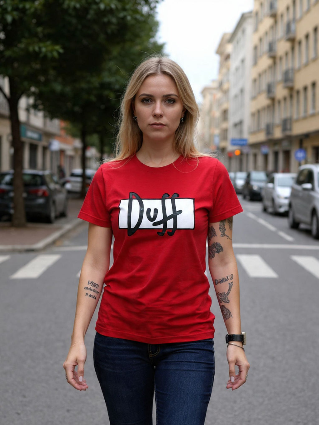 Camiseta Duff The Simpsons 100% Algodão Fio 30.1 Penteado