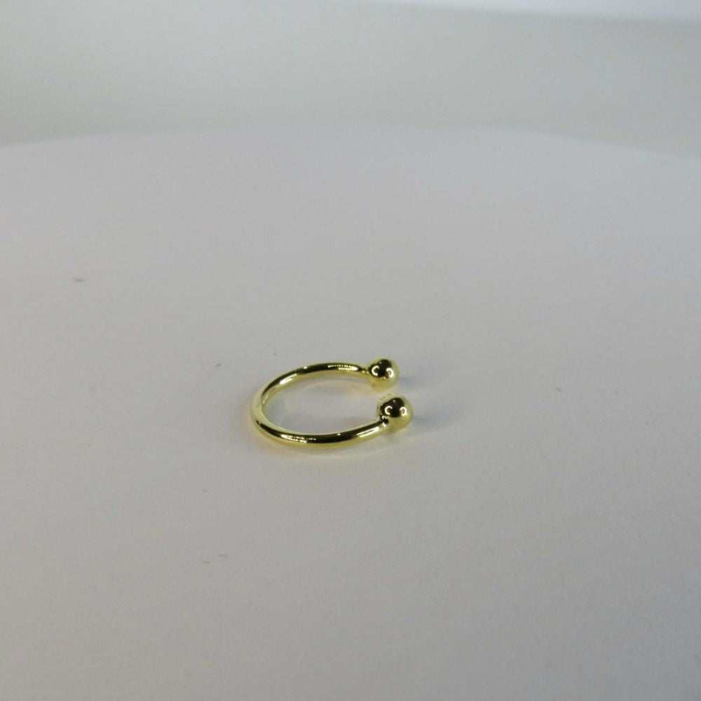 Piercing Fake Banhado em Ouro 18k