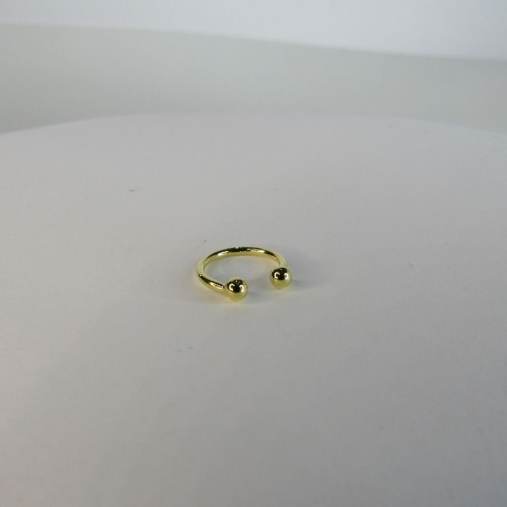 Piercing Fake Banhado em Ouro 18k