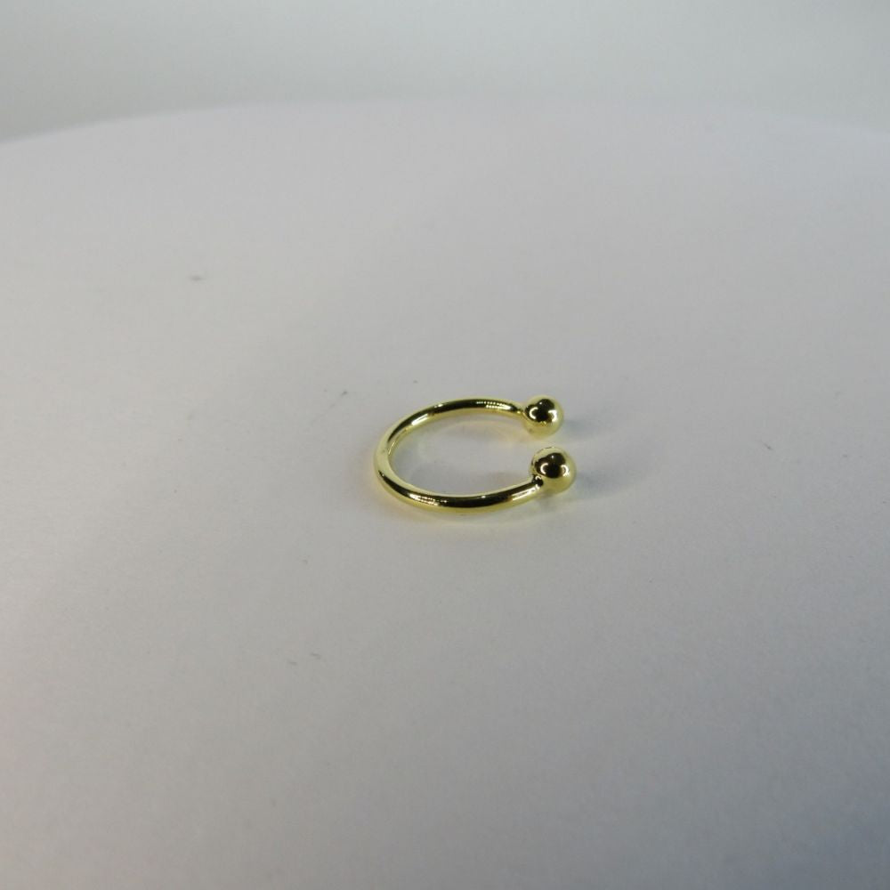 Piercing Fake Banhado em Ouro 18k
