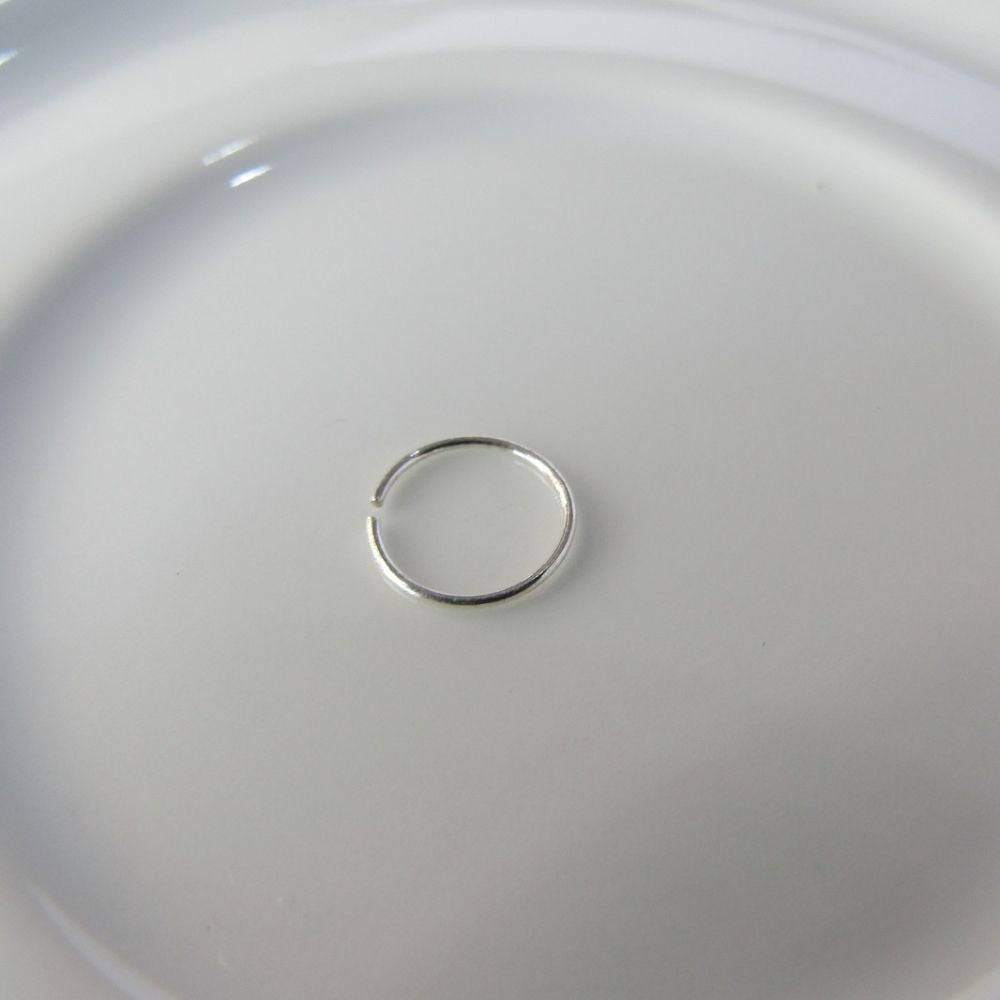 Piercing Círculo Liso em Prata 925