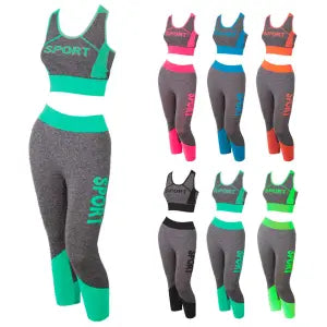 Roupas p/ Academia 2pçs Tamanho Unico Cores Sortidas